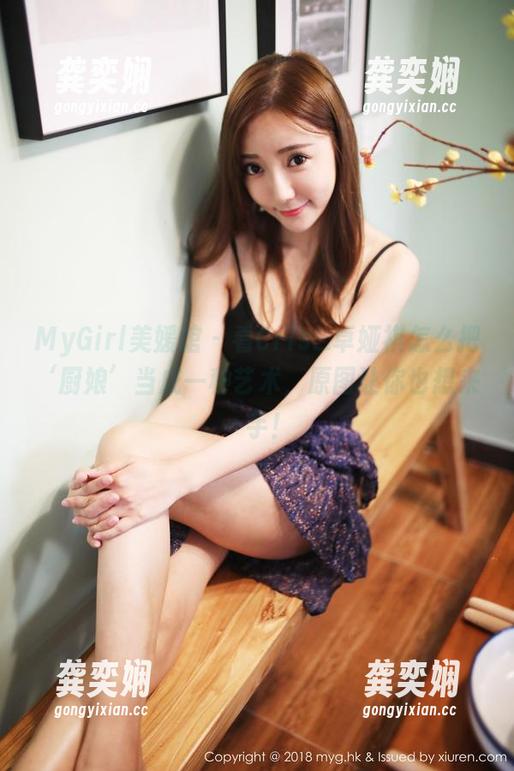 MyGirl美媛馆-Cris_卓娅祺 MyGirl美媛馆 - 看Cris_卓娅祺怎么把‘厨娘’当成一种艺术,原图让你也想来一手!