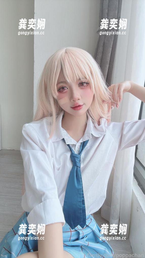 不只是一张图，最新PoppaChan套图—野代女仆变身碧蓝航线守护者