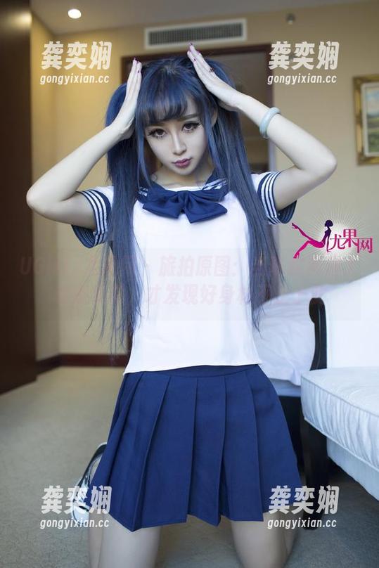UGirls尤果网 - 旅拍原图：当陈雅漫遇上动感光影，才发现好身材不止于此